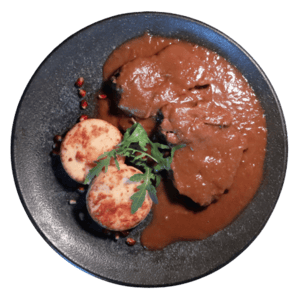 Juneći odrezak u umaku od vrganja